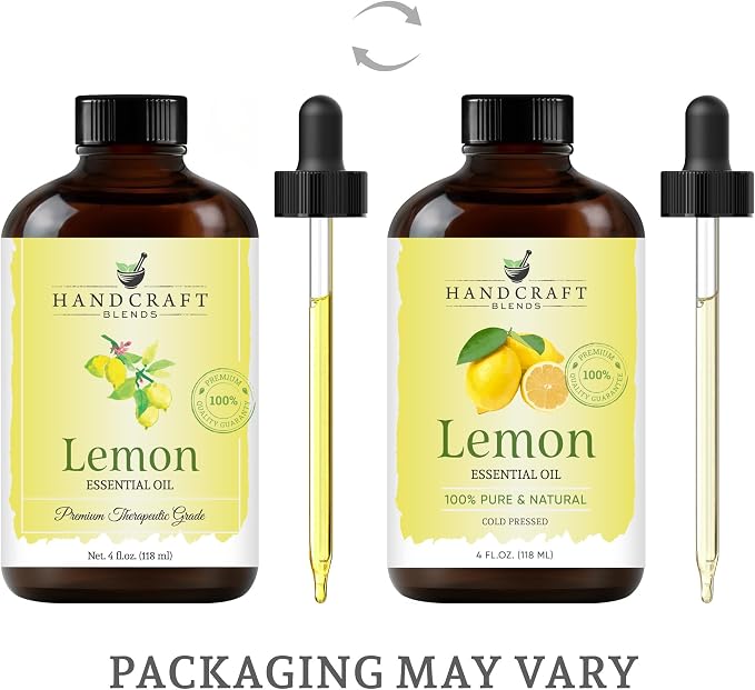 Handcraft Blends Lemon Essential Oil – Huge 4 Fl Oz – 100% Pure and Natural – - Image 2