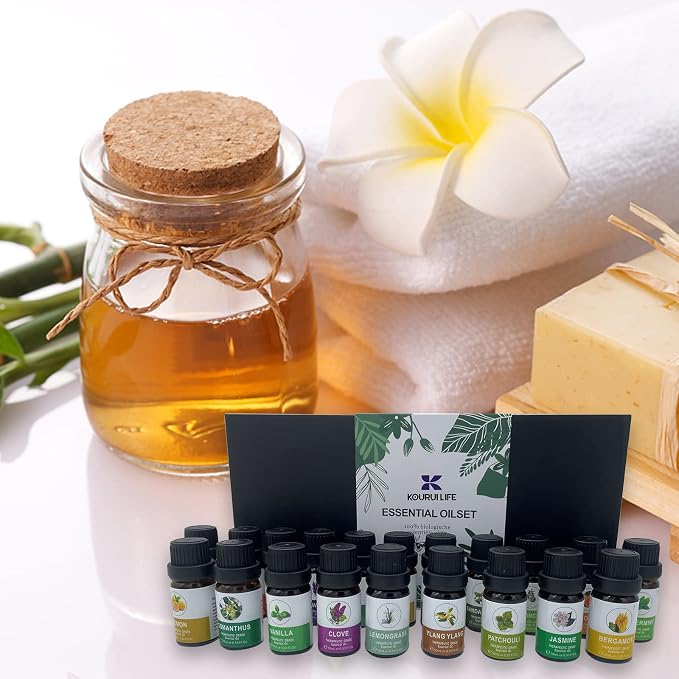 Essential Oils Set of 20x10ml, 100% Organic Essential Oil, Ylang Ylang - Image 8