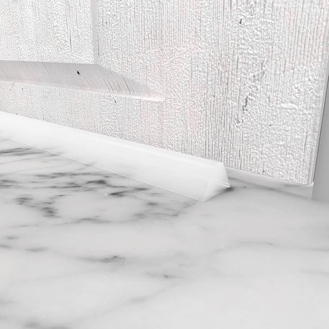 39 Inch Collapsible Shower Water Dam, Shower Threshold Water Dam Shower Barrier - Image 5