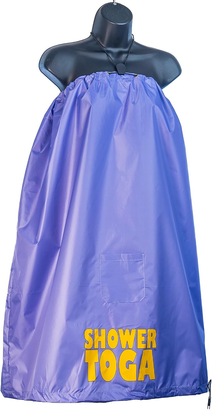 Shower Toga - Wearable Shower Garment, Privacy RV & Camping Shower, Surf Poncho by ShowerToga