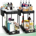 Compact 2-tier under-sink organizer by Unknown