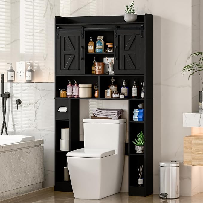Farmhouse Storage Cabinet Over Toilet - Image 5