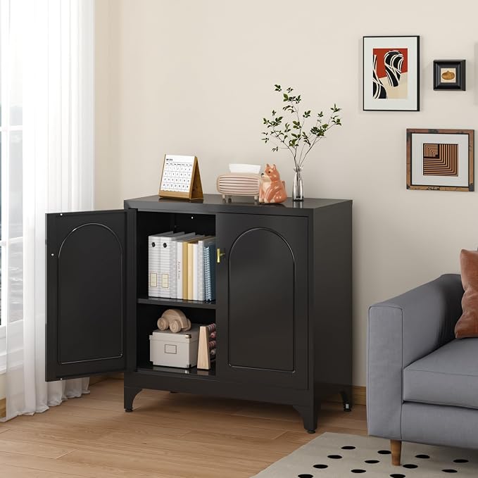 Metal Sideboard Buffet Cabinet - Image 7