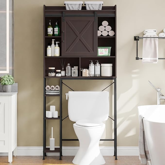 Over The Toilet Storage Cabinet, Farmhouse Storage Cabinet Over Toilet - Image 7