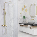 Brushed Gold Exposed Shower System by Chalirs