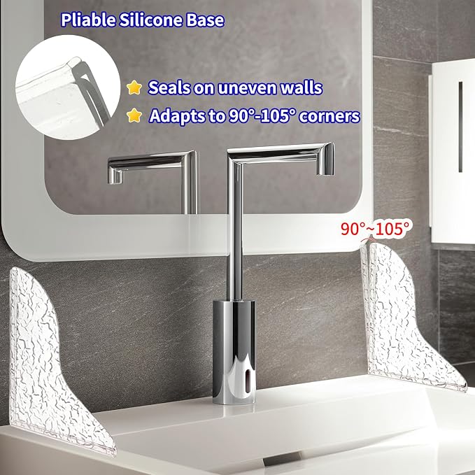 2Pack Shower Splash Guard for Bathtub, Walk in Shower Water Guard Made of - Image 4
