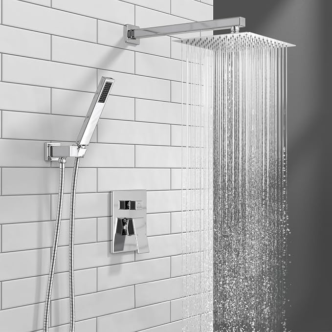 Lava Odoro Modern 2-Setting Square Shower System - Image 2