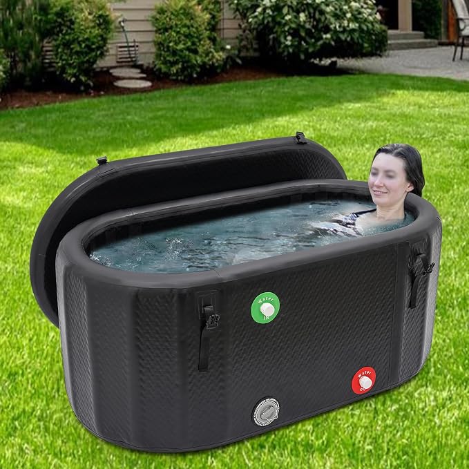 Ice Bathtub for Athletes, 72.65gal Inflatable Bathtub - Image 4