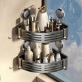 VOLPONE Corner Shower Caddy Suction Cup Shower Shelf Corner No Drilling by VOLPONE
