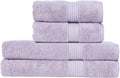 Christy Supreme Hygro 4 Piece Towel Set | Lavender | 100% Luxury Supima Cotton by Christy