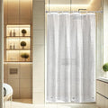 AooHome 48x72 Inch Stall Shower Curtain Liner, EVA 3D Water Cube Narrow Shower by AooHome