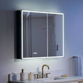 WELLFOR 36" X 30" LED Mirrored Medicine Cabinet, Medicine Cabinets by WELLFOR