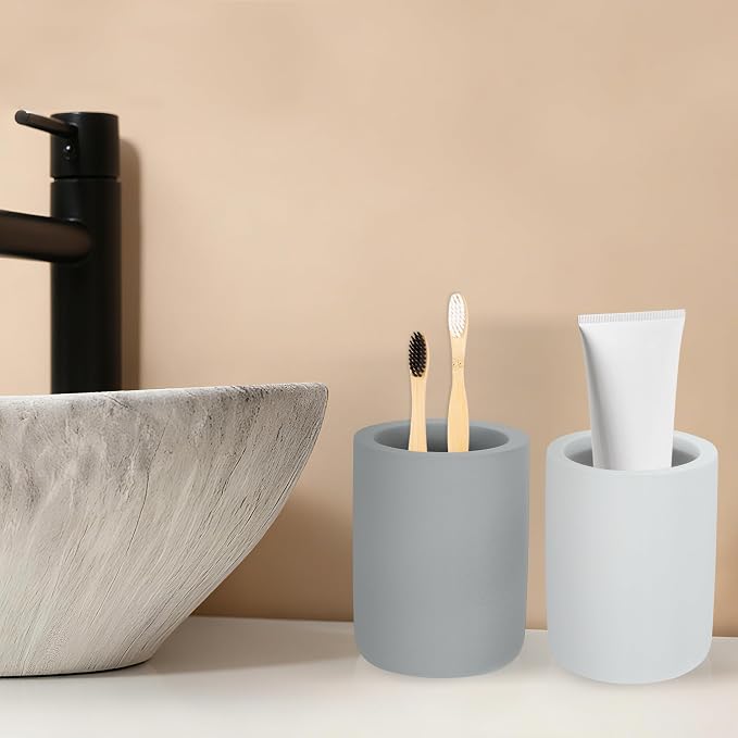 Toothbrush Holder, Diatomite Bathroom Organizer, Toothbrush & Toothpaste Holder - Image 6