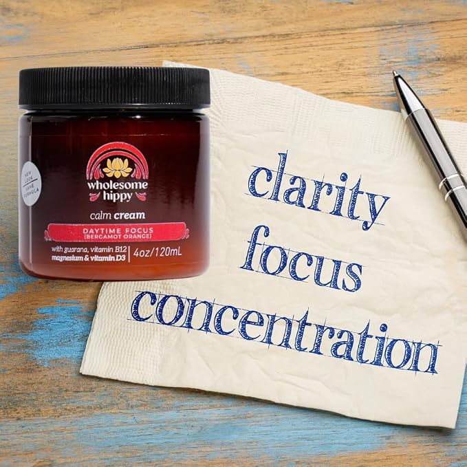 WHOLESOME HIPPY Daytime Focus Calm Cream – Energizing Body Butter - Image 3
