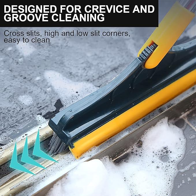 2 in 1 Cleaning Floor Scrub Brush Floor Brush Scrubber New Upgraded 53.5" Long - Image 4