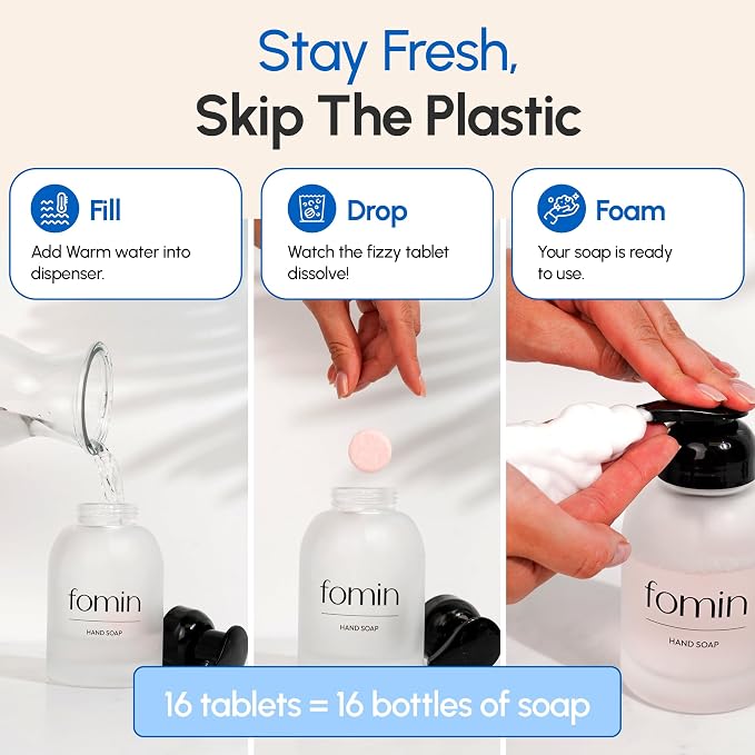 FOMIN Foaming Hand Soap Tablet Refills - Image 3