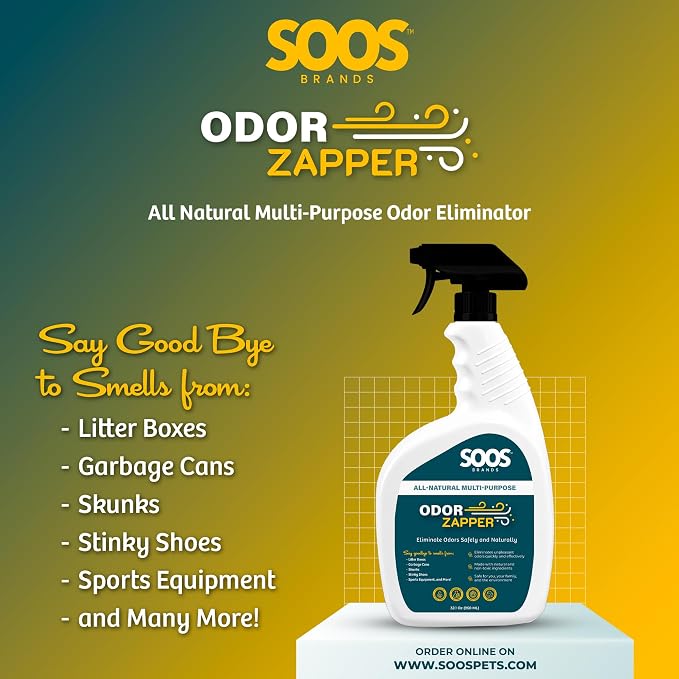 Soos Odor Zapper Natural Odor Eliminator Multi-Purpose Odor Removal Spray - Image 4