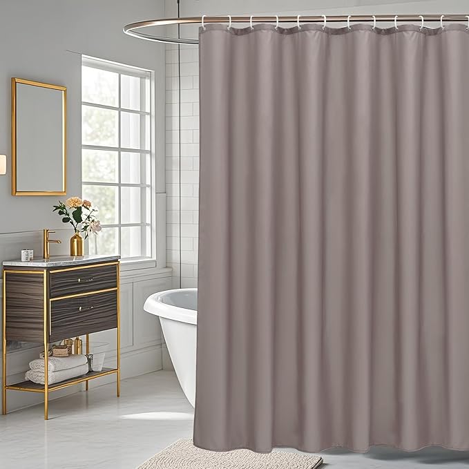 AooHome 72x96 inch Fabric Shower Curtain Liner, Water Repellent Extra Long by AooHome