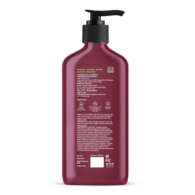 Botanic Hearth Blueberry & Plant Squalene Body Lotion | - Image 2