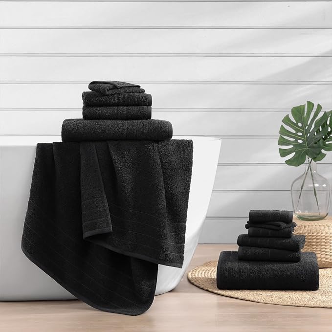 Casa Platino 100% Mercerized Cotton Luxury Bathroom Towels Set - Image 7