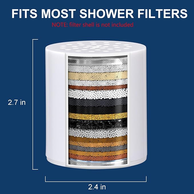 20 Stage Shower Filter Replacement Cartridge - Image 4