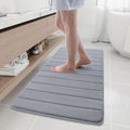 Buganda Memory Foam Bath Mat, Ultra Soft and Non-Slip Bathroom Rugs, Water by Buganda