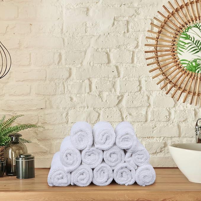 Utopia Towels - Luxury Wash Cloths Set 600 GSM 100% Cotton Ring Spun, Highly - Image 8