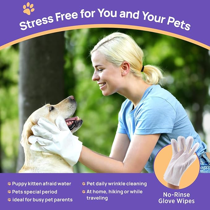 HICC PET Cleaning Deodorizing Glove Wipes - Image 7