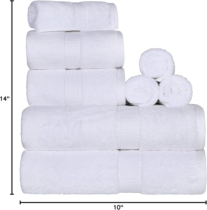 BLUENILEMILLS Madison Egyptian Cotton Towels, Towel Set - Image 9