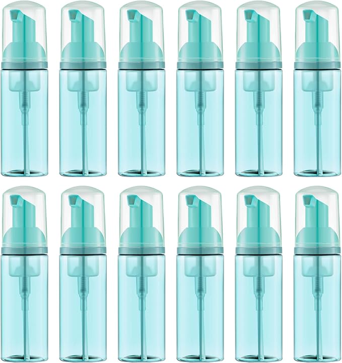 2 Oz Empty Foam Pump Bottle Travel Foaming Soap Dispenser by IRONBILL