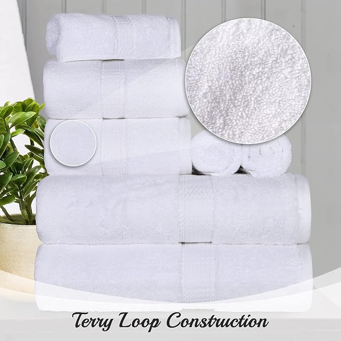 BLUENILEMILLS Madison Egyptian Cotton Towels, Towel Set - Image 8
