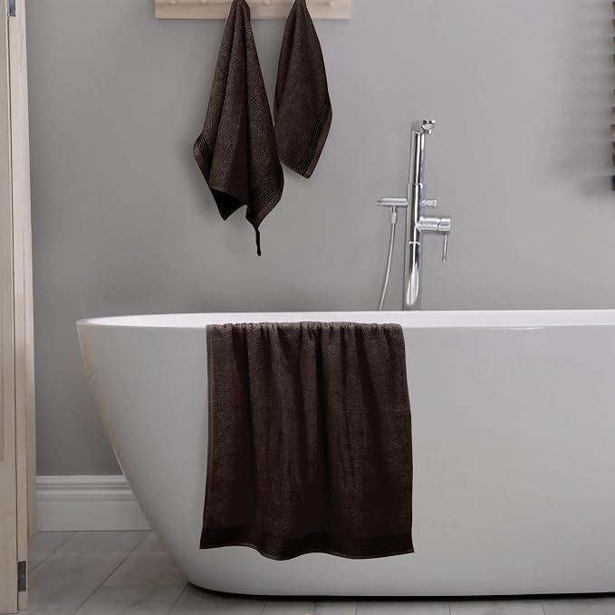 Belizzi Home Ultra Soft 3 Pack Cotton Towel Set, Contains a Bath Towel 28x55 - Image 4
