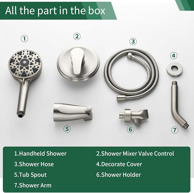 SHAMANDA Shower Faucet Set - Image 6