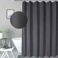 AooHome Extra Long 72x86 Inch Shower Curtain, Polyester Waffle Weave Design by AooHome