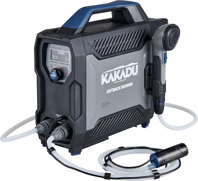 Kakadu Portable Camping Outback Shower, Instant Hot Water by Kakadu