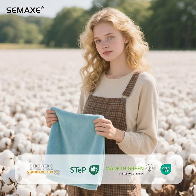 SEMAXE 12 Pack Hand Towels for Bathroom, 100% Cotton Towels - Image 3