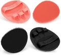 Soft Silicone Bath Gloves 4PC, 360° Anti-slip & Enlarged Silicone Body Scrubber by GEENOA
