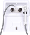 RV Outdoor Shower Exterior Shower Box Kit, Easy Install RV Outdoor Shower by Awelife