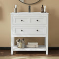 30 Inch Bathroom Vanity with Sink, Modern Bathroom Single Sink Vanity, Bathroom by DELUXELIVING