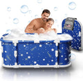 Portable Bathtub, 47“ Foldable Bathtub-Installation Free, 7 Layers Thicken by Kiseely
