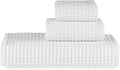 sea me at home Waffle Bath Sheet Set, 100% Turkish Cotton, Includes 1 Bath Sheet by seameathome