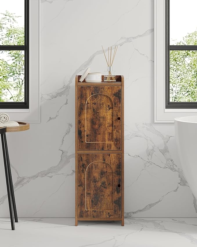 Bathroom Storage Cabinet, Corner Floor Cabinet by Hzuaneri