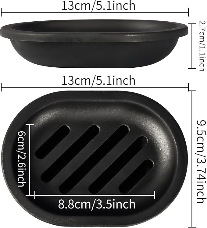 Topsky Soap Dish for Shower, Bar Holder - Image 4