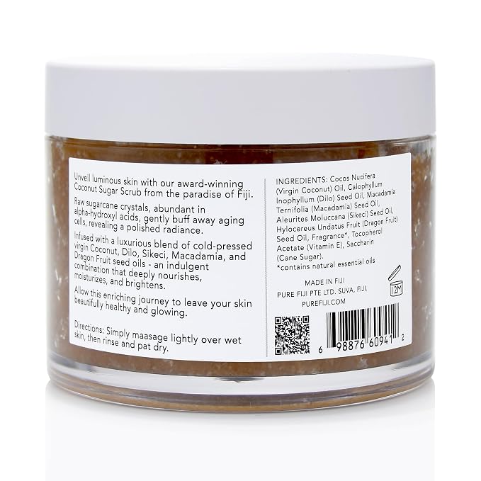 Pure Fiji Coconut Sugar Body Scrub, Dragon Fruit - Image 2