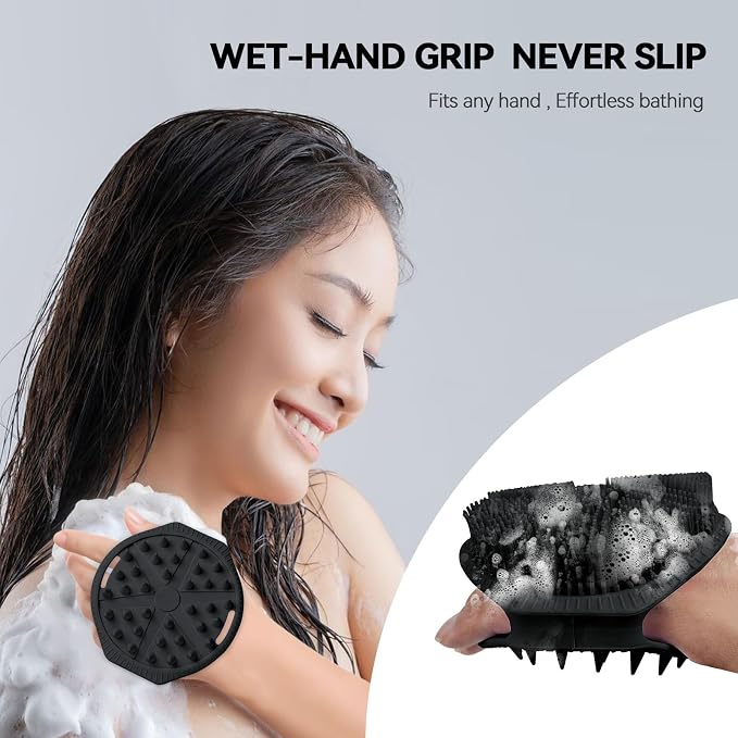 OTHIX Dual-Sided Silicone Body Scrubber, 2-in-1 Silicone Loofah - Image 5