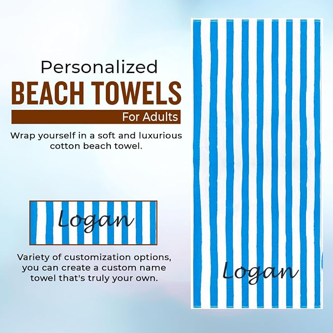 Personalized Passion Beach Towels - Image 2
