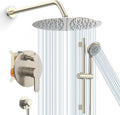 SR SUN RISE 12 Inch Rain Shower System, High Pressure Shower Heads and Handheld by SRSUNRISE