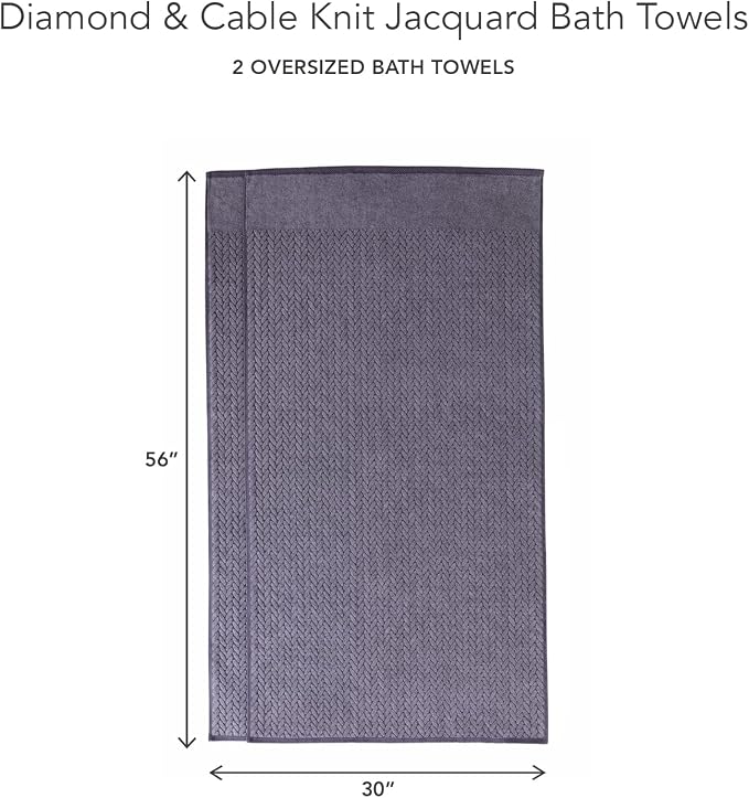 Texere 100% Organic Cotton Jacquard 650 GSM Premium Bath Towel Sets - Image 6