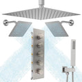 Thermostatic Shower System Three Shower Heads by NPYSVSSS