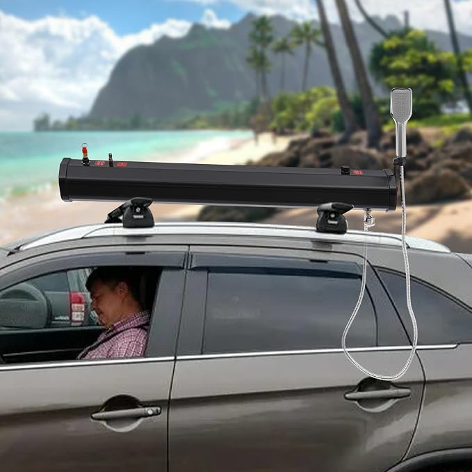 Pressurized Water Tank Portable Roof Rack Water Tank Over-Landing Pressurized - Image 2